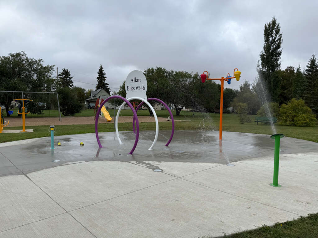 Image of a Spray Park at Allan, Saskatchewan