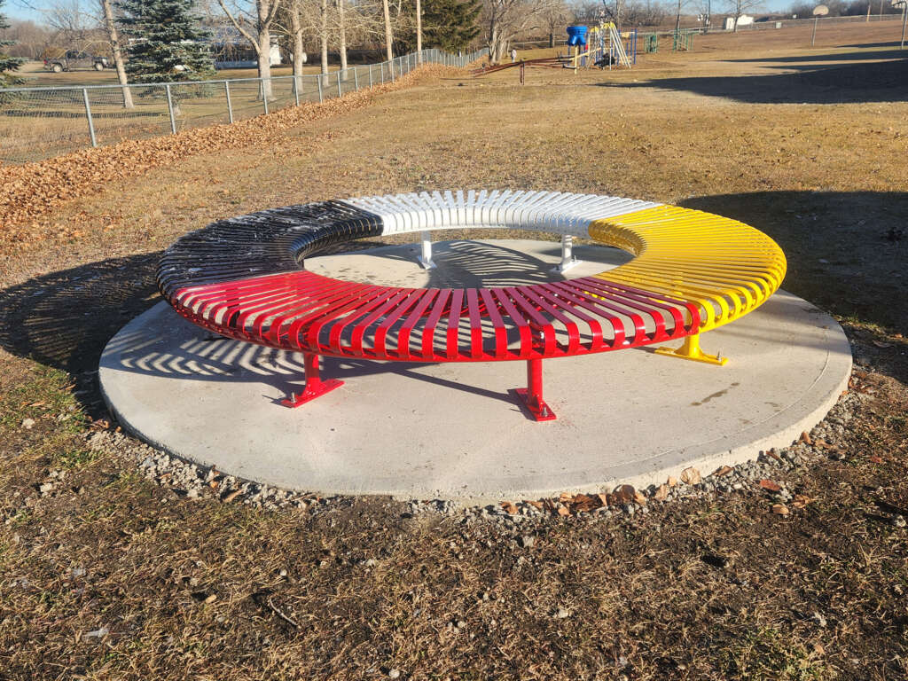 Image of a Reconciliation Bench made by 1 Stop Playgrounds