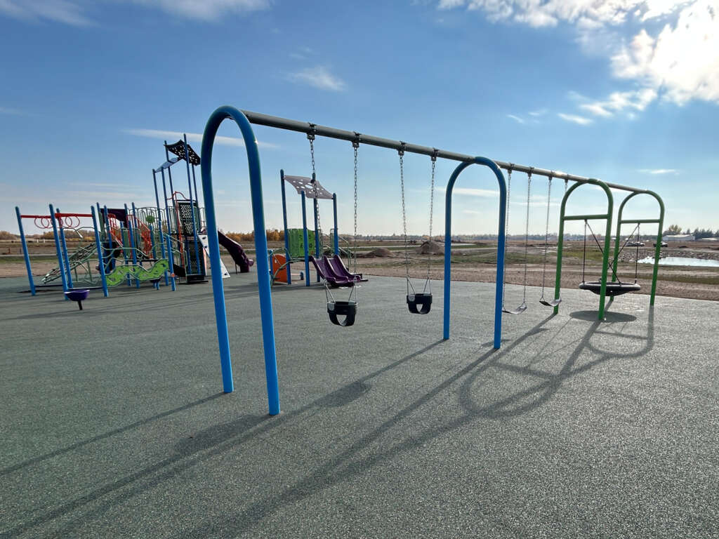 New Playground built by 1 Stop Play at Edgemont East in Saskatoon 2025