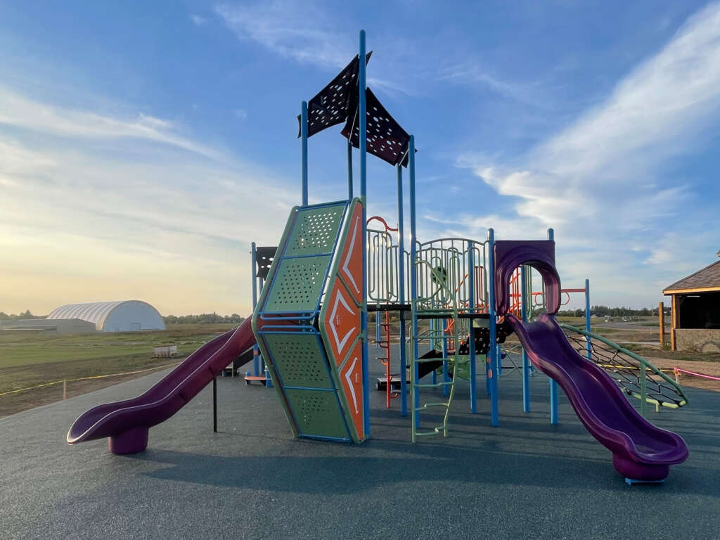 New Playground built by 1 Stop Play at Edgemont East in Saskatoon 2025